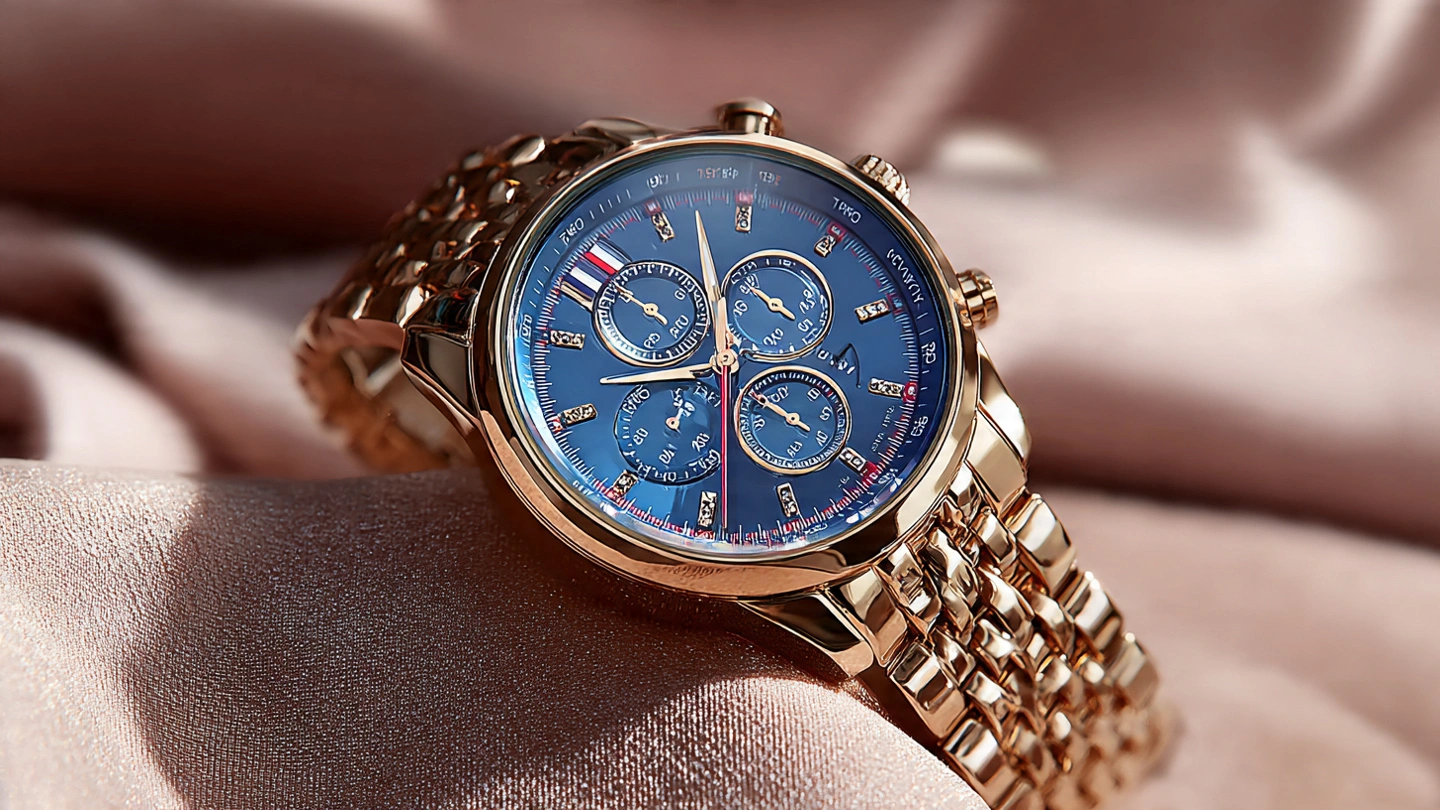 Side-by-side comparison of Tommy Hilfiger women's watches in silver, rose gold, and two-tone finishes