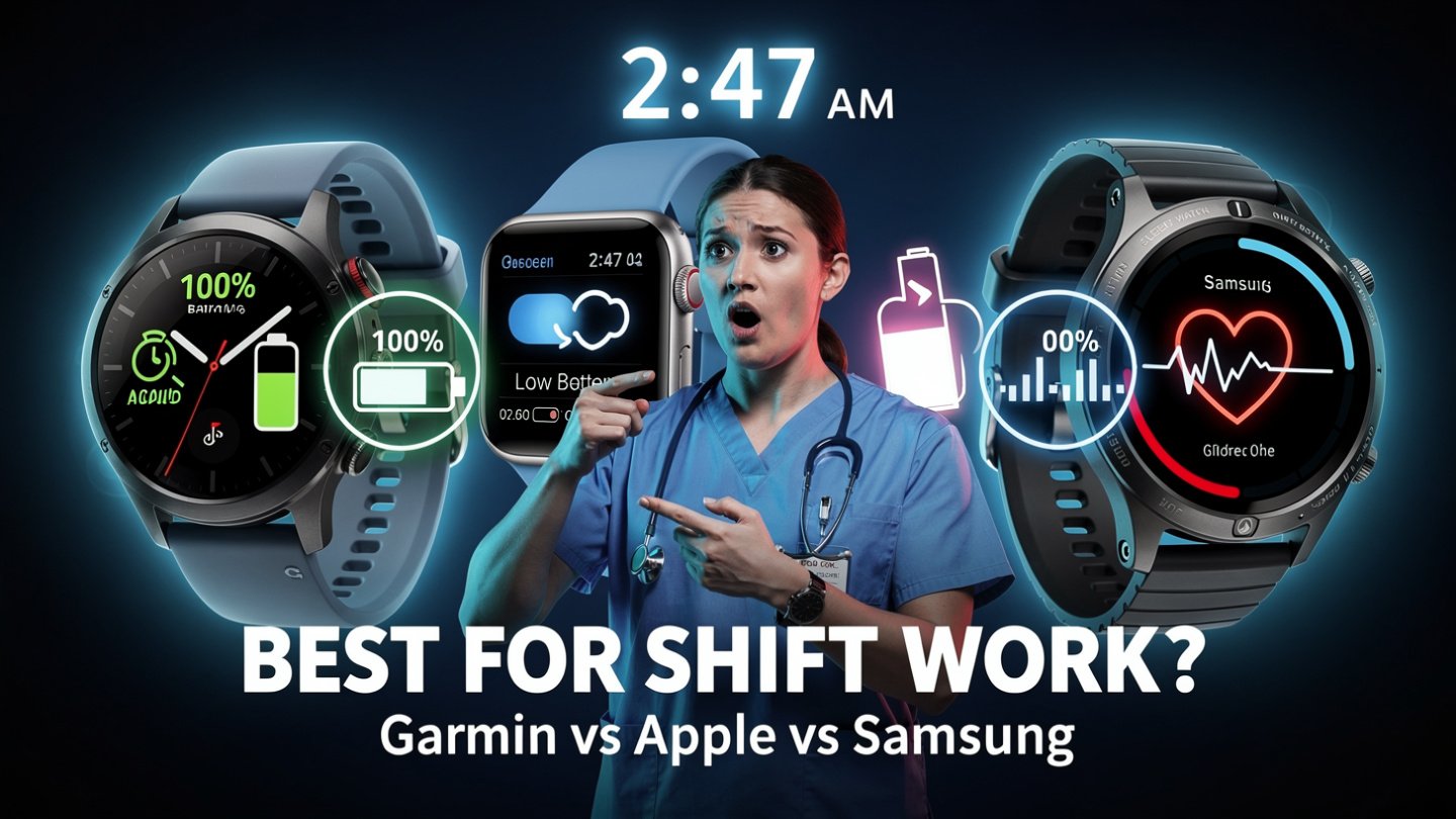 The Best Smartwatch for Shift Workers in 2026: Garmin vs Apple vs ...