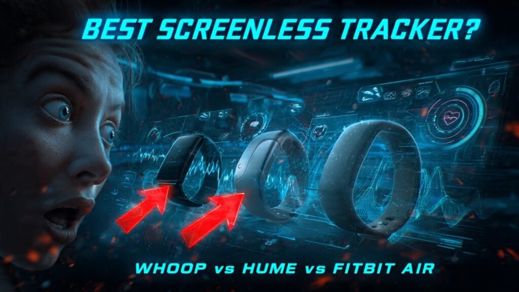 Whoop vs Hume vs Fitbit Air: The Best Screenless Tracker in 2026 Compared
