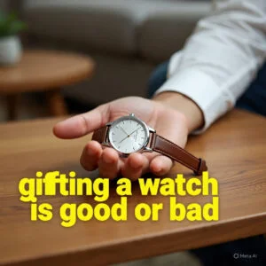 gifting a watch is good or bad