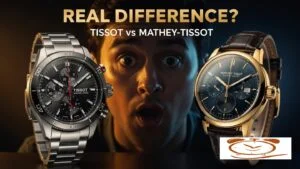 Mathey Tissot watch with "Elvis Presley" engraved on the bezel