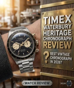 Timex Waterbury Heritage Chronograph TW2Y24000 black dial